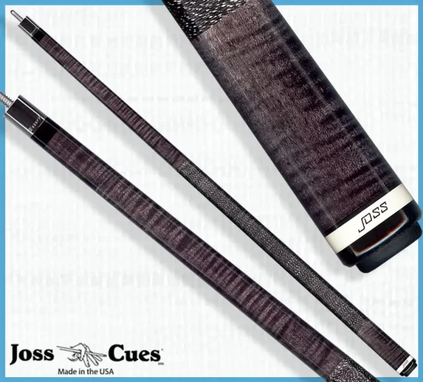 Joss 10-01 Gray + Leather Lizard Black Wrap