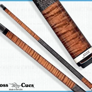 Joss 10-01 Nutmeg + Leather Lizard Black Wrap