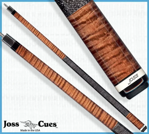 Joss 10-01 Nutmeg + Leather Lizard Black Wrap