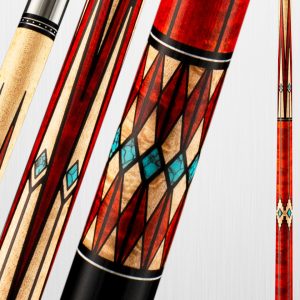 Viking Two Feathers SG-TF-4C Pool Cue w/ ViKORE Shaft, #38 Of 100