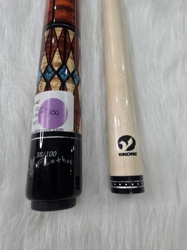 Viking Two Feathers SG-TF-4C Pool Cue w/ ViKORE Shaft, #38 Of 100